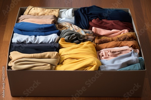 clothes folded using the konmari method