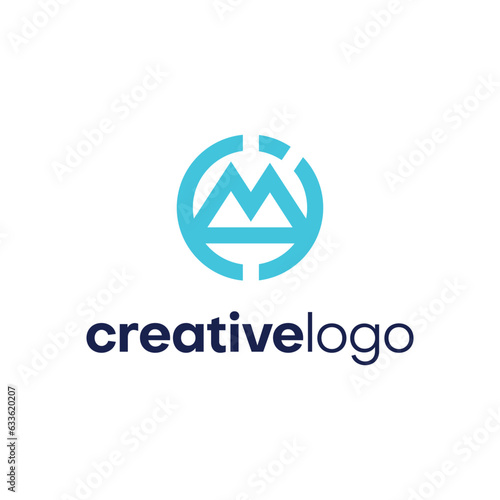 C M i logo design template