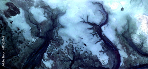 night in the burnt forest,  abstract photography of the deserts of Africa from the air.  Genre: Abstract Naturalism, from the abstract to the figurative,