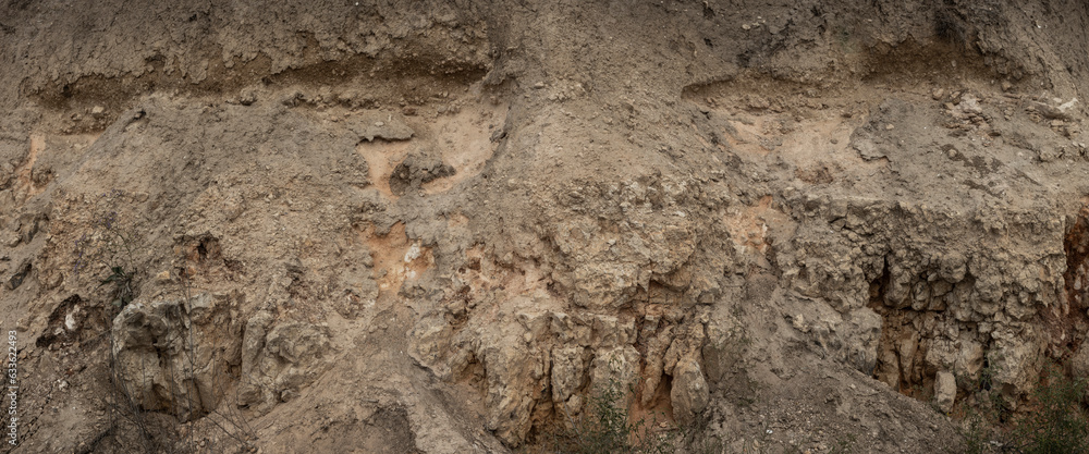 Panorama with dirt texture Panorama with dirt texture