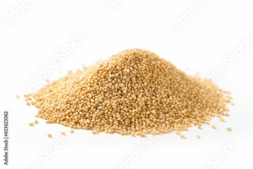 Deliciously Scattered Sesame Seeds on a Clean White Background