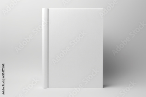 Minimalistic Book Cover Mockup on White Background