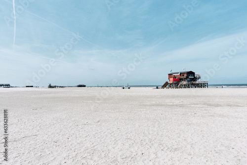 Strand von St. Peter Ording Nordsee 