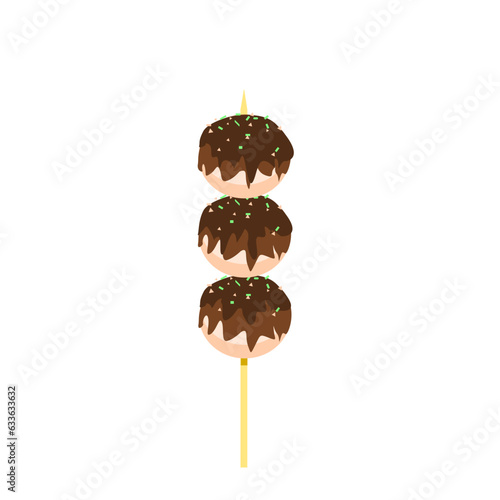 Brochette de boulette de poulpe