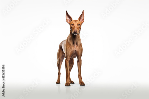 Pharaoh Hound dog isolated on white background