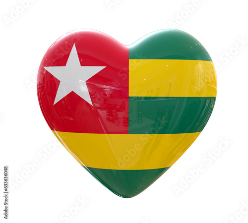 Heart Togo Flag