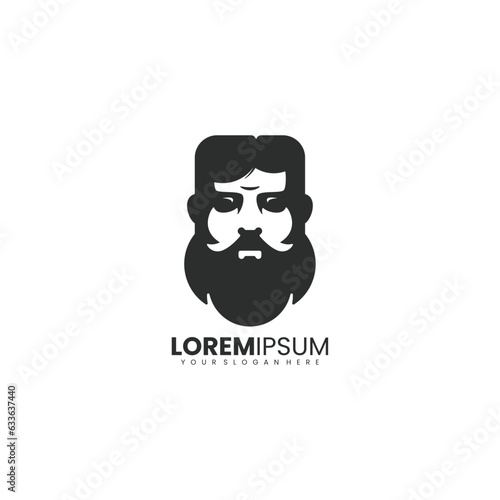 Cool Man Silhoutte Logo Design