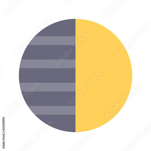 contrast flat icon