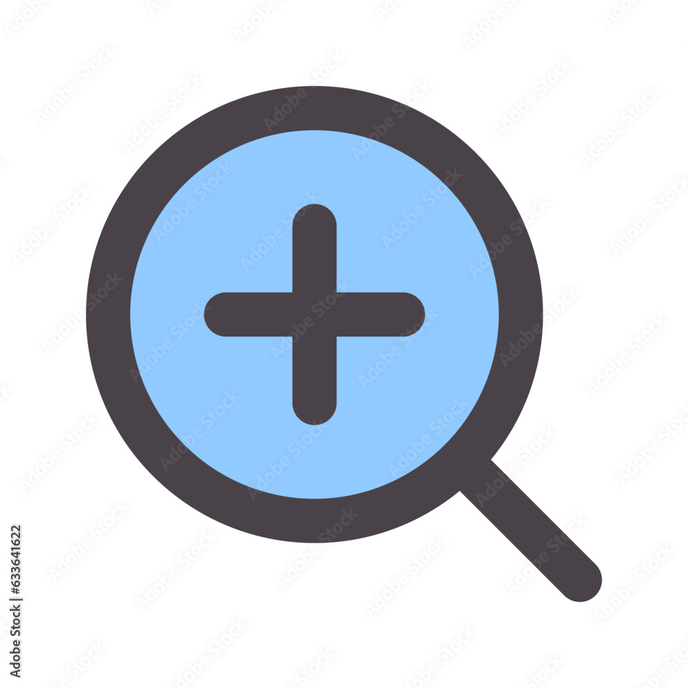 zoom flat line icon zoom flat line icon