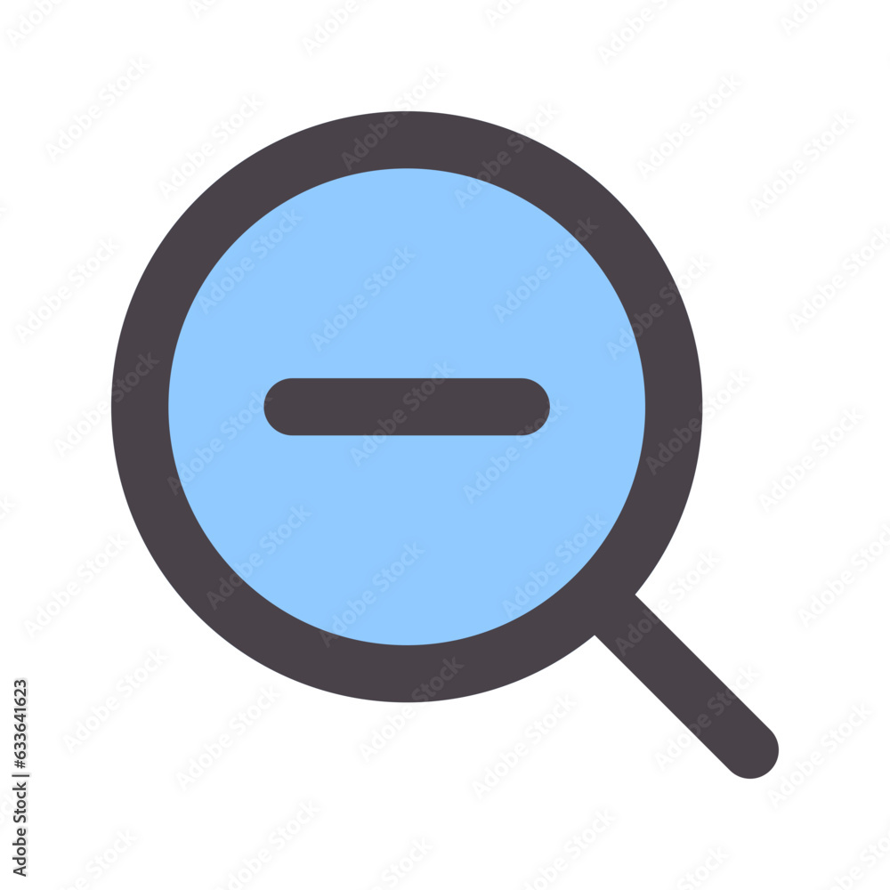 zoom out flat line icon zoom out flat line icon