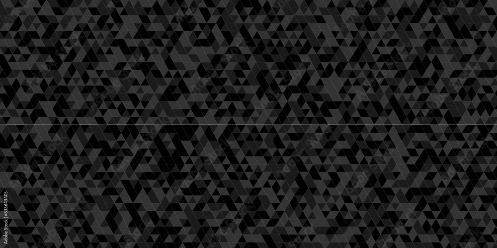 Seamless black dark backdrop grayscale background. Many rectangular. Abstract black and white geomatics patter diamond triangular square wallpaper background. Seamless black dark backdrop grayscale background. Many rectangular. Abstract black and white geomatics patter diamond triangular square wallpaper background.