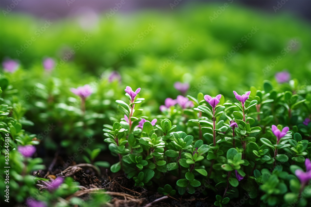 Thymus heals plants growing in nature