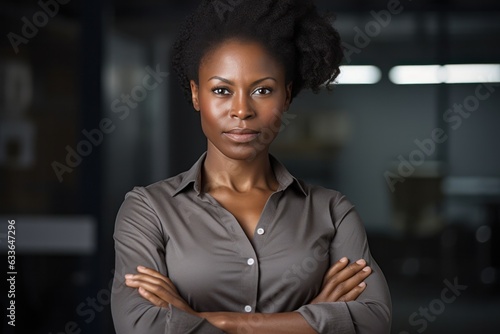 Beautiful african american businesswoman