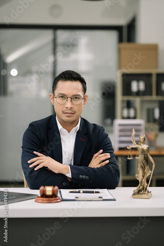 Lawyer portrait, Self confident male with crossed arms at office, People, candid portraits, business casual, self confidence, leadership concepts.