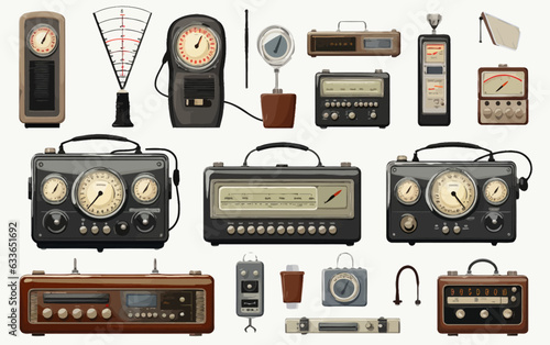 retro communication radio
