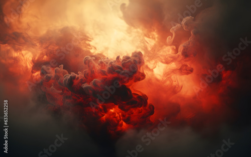 Burning Sky with Clouds and Smoke (16)