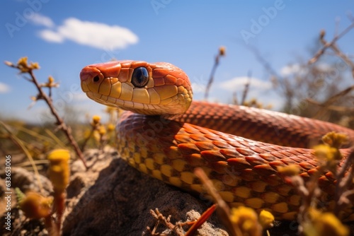 Snake in the sun © kramynina