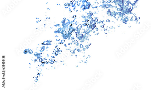 air bubbles in water isolated