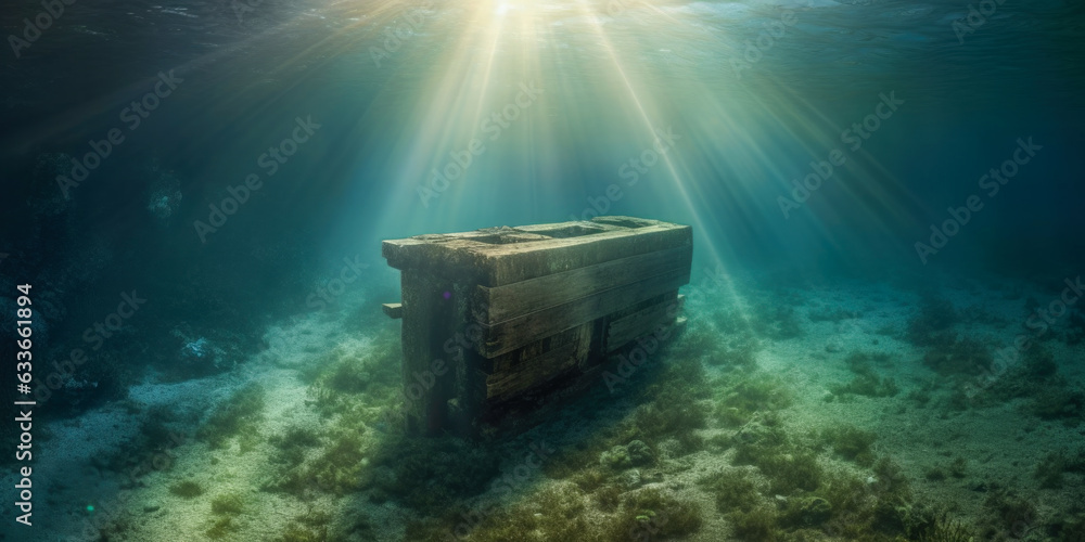 Searching for a treasure on the button of the ocean - Generative AI Searching for a treasure on the button of the ocean - Generative AI