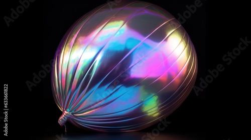Holographic inflated balloon