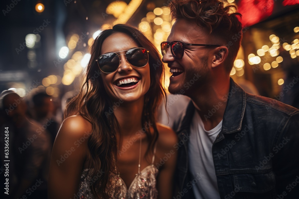 Group Of Friends Sharing Laughs, Generative AI Group Of Friends Sharing Laughs, Generative AI