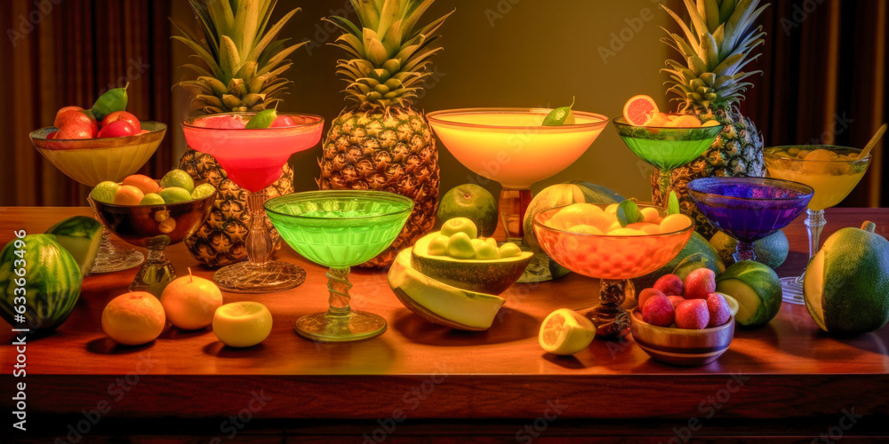 Fototapeta premium A luscious Daiquiri - Generative AI