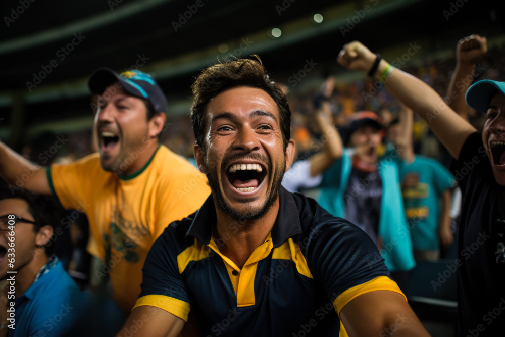 Cricket aficionados ecstatic as their team clinches a T20 match Cricket aficionados ecstatic as their team clinches a T20 match
