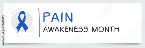 Pain Awareness Month, held on September.