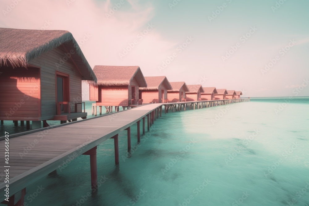 Maldives travel. Generate Ai