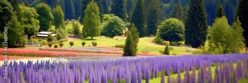 Field of lavender - Generative AI