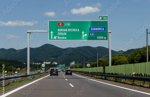 Schnellstraße R1 in der Slowakei