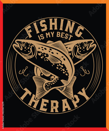 fishing t shirt illustration design, EPS, Files for Cutting, bag, cups, card, EPS 10