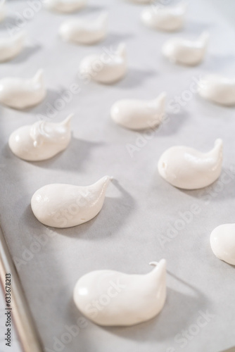 Easter Meringue Cookies