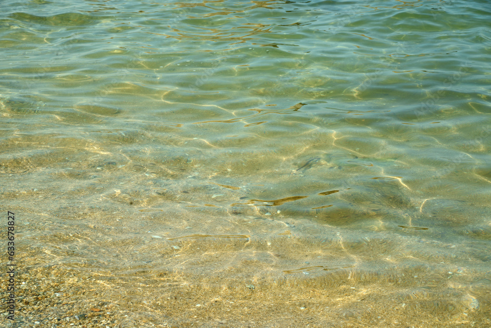 kristallklares Wasser am Strand kristallklares Wasser am Strand
