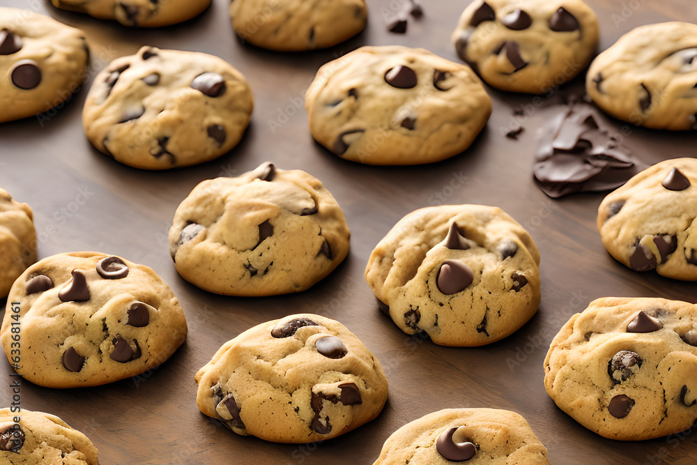 fresh baked choco chips cookies fresh baked choco chips cookies