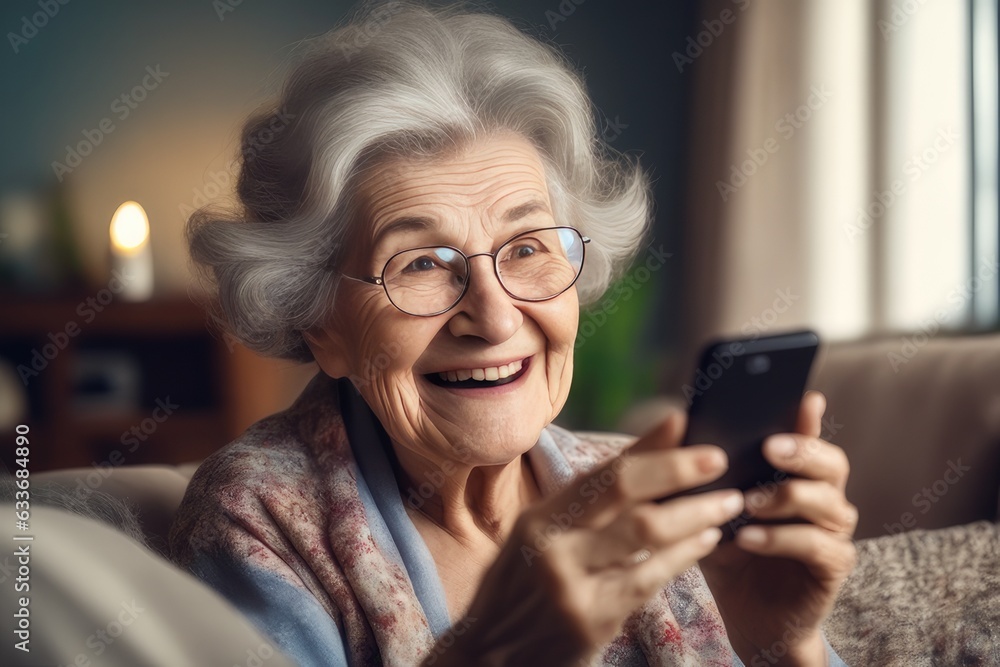 senior woman talking on mobile phone senior woman talking on mobile phone