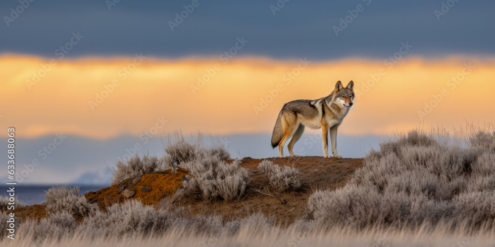 Fototapeta premium Animals in action - Generative AI