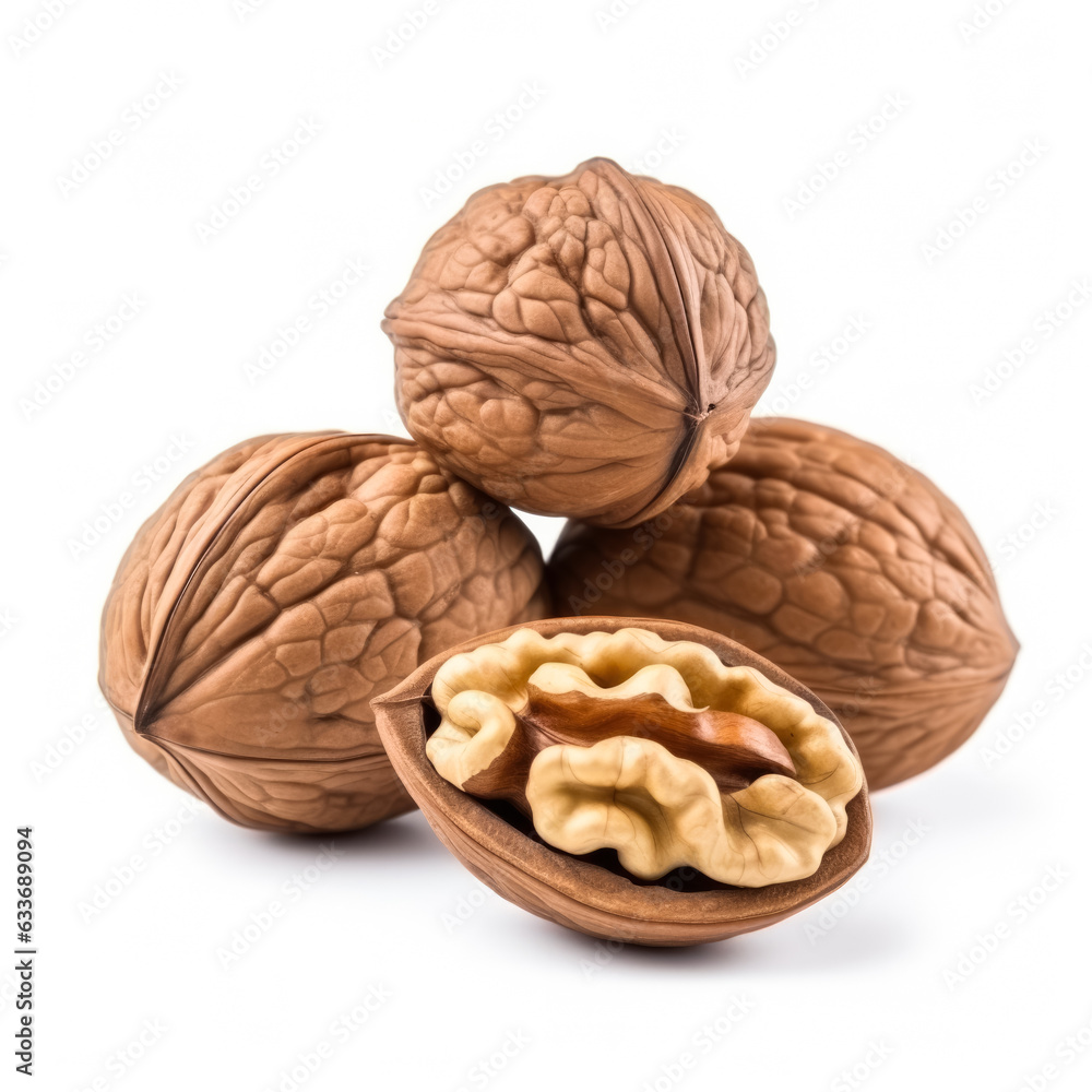 Walnut isolated on white background Walnut isolated on white background