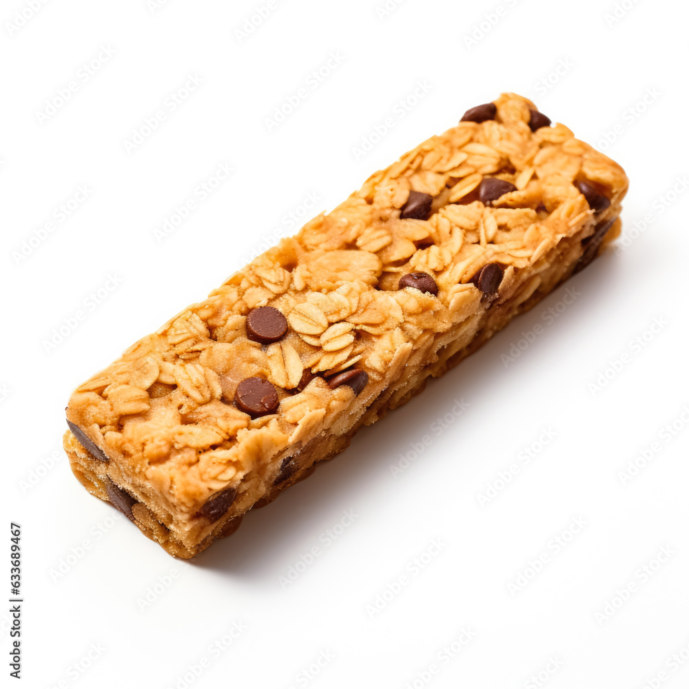Single Gluten-Free Bar isolated on white background Single Gluten-Free Bar isolated on white background