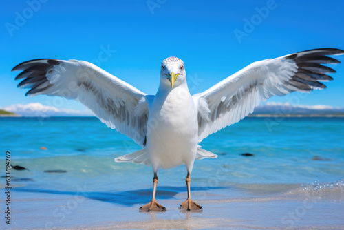 Majestic Seagull in Full View