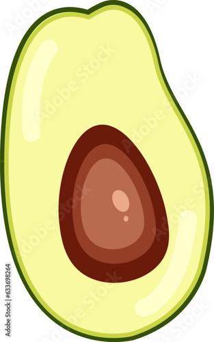 A boil egg in vector