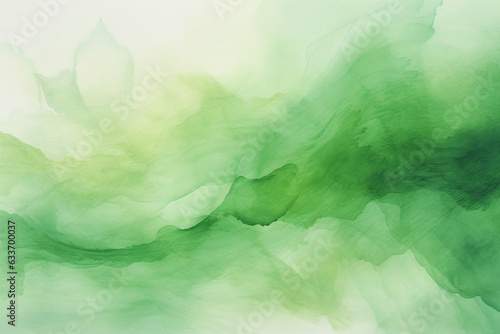 Waterpaint Texture Green. photo