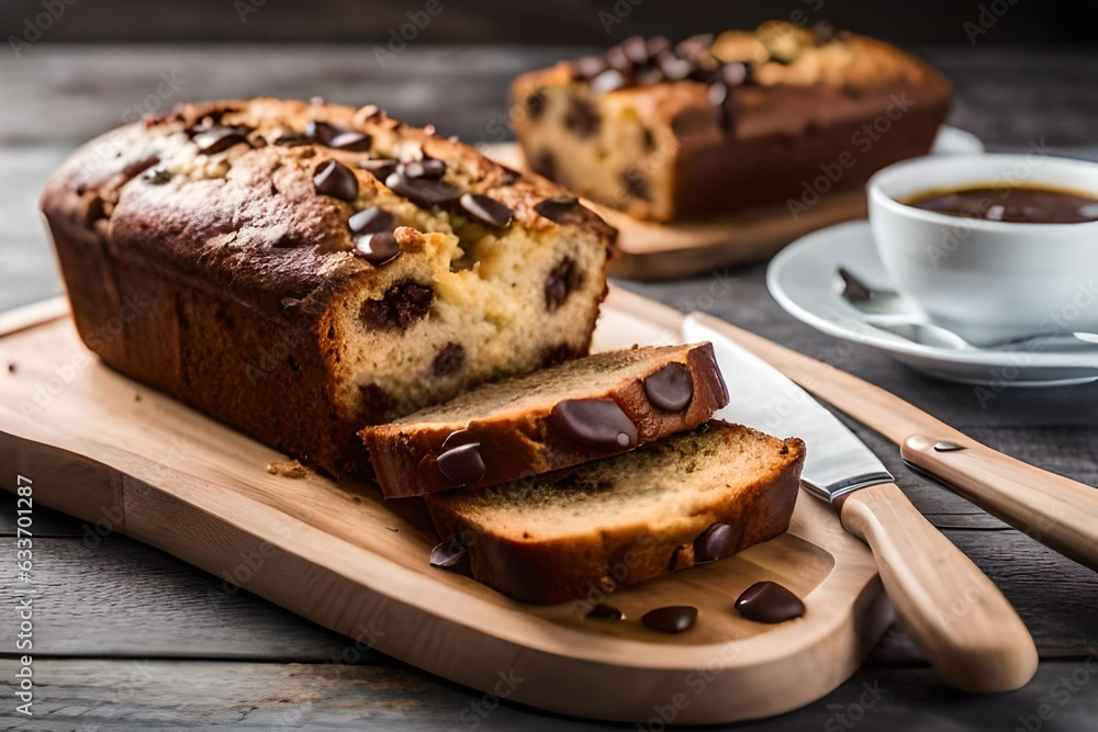 cake with coffee generated by AI cake with coffee generated by AI