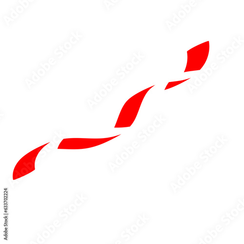 Wallpaper Mural Flag Ribbon Illustration Torontodigital.ca