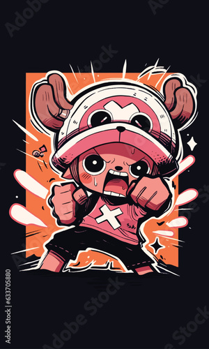Cat Punch Cartoon Art Work, Punch, and Mascot Style Portrait