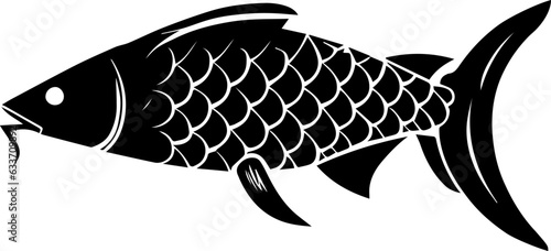 Asian Arowana fish icon 2