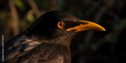 Closeup of a bird - Generative AI © jovannig