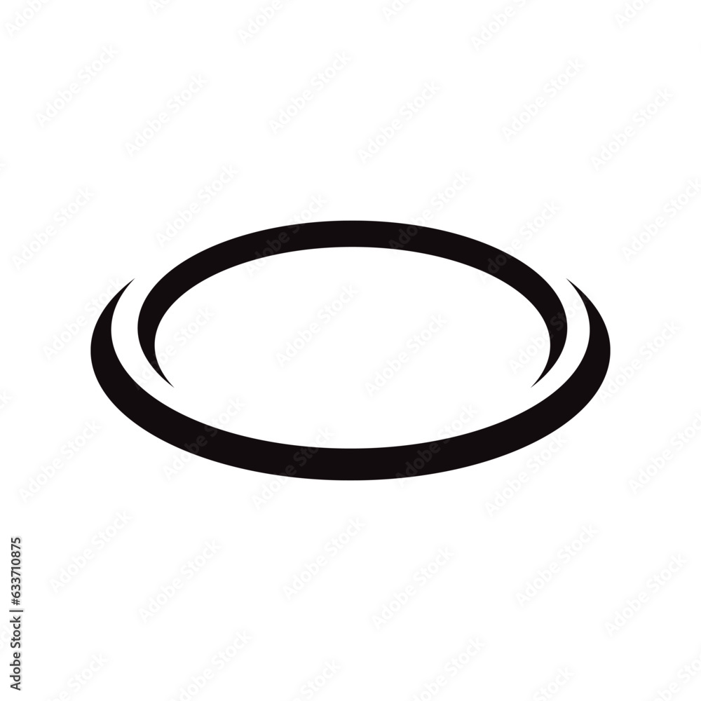 ring round swoosh circle icon logo desing vector on white background. ring round swoosh circle icon logo desing vector on white background.