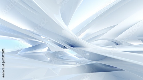 Abstract White Futuristic Background © Various Backgrounds