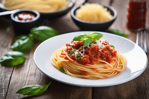 spaghetti with nese sauce